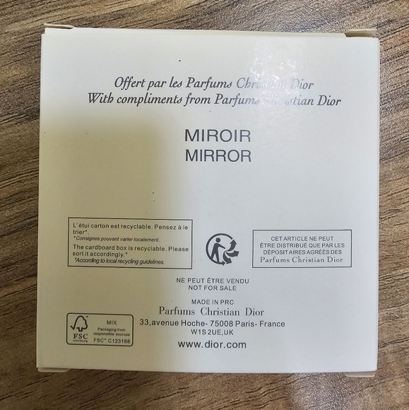 DIOR square pocket double-sided compact mirror - Picture 6 of 6